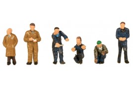 Factory Workers & Foreman N Scale